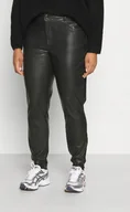 Spodnie damskie - NOISY MAY PLUS SIZE DAMSKIE SPODNIE CZARNE 50 VBW - miniaturka - grafika 1