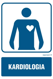 RF018 KARDIOLOGIA, FN - FOLIA SAMOPRZYLEPNA; (100X150MM) - Systemy ekspozycyjne i znaki informacyjne - miniaturka - grafika 1