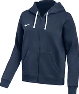 Bluzy damskie - Bluza damska Nike Park 26 Fleece Full-Zip Hoodie granatowa IB1230 410 S - miniaturka - grafika 1