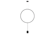 Lampy sufitowe - Lampa wisząca metalowa Codutti AZ5264 LED 28W czarna - miniaturka - grafika 1