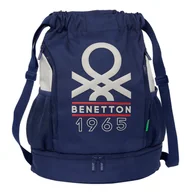 Plecaki - Plecak dla dzieci Benetton Varsity Grey Navy blue 35 x 40 x 1 cm - miniaturka - grafika 1