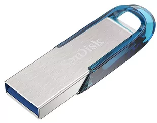 SanDisk Sandisk Ultra Flair 32 GB napęd USB Flash-USB 3.0 o pojemności do 150 MB/sek.  Kolor: Tropical Blue SDCZ73-032G-G46B - Pendrive - miniaturka - grafika 1