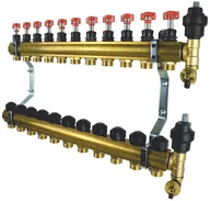 Akcesoria hydrauliczne - Rozdzielacz Ptm Standard 11 obwodów, do ogrzewania podłogowego - miniaturka - grafika 1