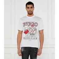 Koszulki męskie - HUGO T-shirt Daporoni Loose fit - miniaturka - grafika 1