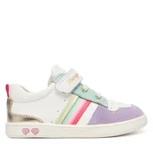 Buty dla dziewczynek - Sneakersy Primigi 1403211 Biały - miniaturka - grafika 1