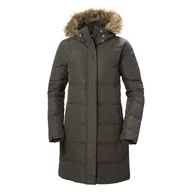 Kurtki damskie - Damska Kurtka zimowa pikowana HELLY HANSEN W ADEN DOWN PARKA 54429_483 – Oliwkowy - miniaturka - grafika 1