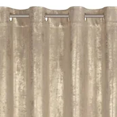 Zasłony - Zasłona EUROFIRANY Renia 140 x 250 cm Beżowo-szampański - miniaturka - grafika 1