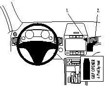 ProClip do Volkswagen Touareg 11-18 - Uchwyty samochodowe do telefonów - miniaturka - grafika 1