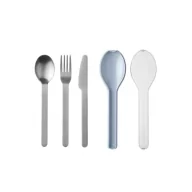 Zestawy sztućców - Mepal Zestaw sztućców Ellipse nordic blue new 105760015700 3 szt. - miniaturka - grafika 1