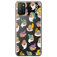 Etui i futerały do telefonów - ERT GROUP etui na telefon Xiaomi REDMI 9T/ POCO M3, case oryginalny i oficjalnie licencjonowany przez Disney, wzór Snow White and the Seven Dwarfs 015, plecki z TPU częściowo przeźroczyste - miniaturka - grafika 1
