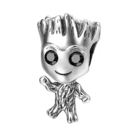 Wisiorki - Zawieszka SREBRO 925 Charms koralik do PANDORA Marvel Groot - miniaturka - grafika 1
