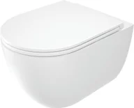 Miski WC - Deante Round z deską wolnoopadającą duroplast CGRD6ZPW - miniaturka - grafika 1