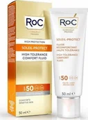 Balsamy i kremy do opalania - RoC Balsam do Opalania Roc High Tolerance Skóra wrażliwa SPF 50 50 ml - miniaturka - grafika 1