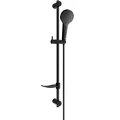 Zestawy prysznicowe - Mexen DF05 zestaw prysznicowy suwany, czarny - 785054582-70 - miniaturka - grafika 1