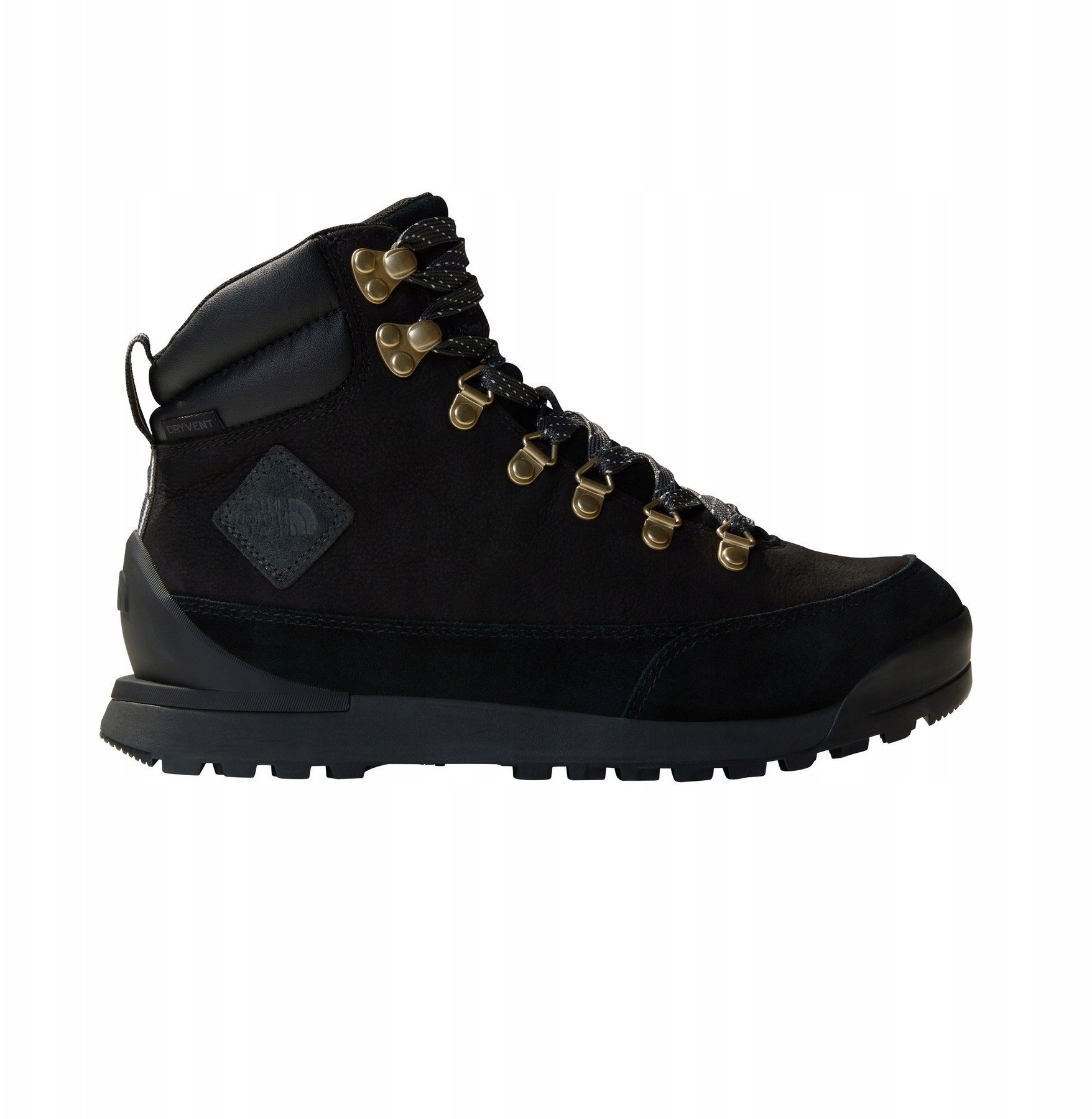 Buty lifestyle damskie The North Face Back-To-Berkeley IV Leather WP - tnf black/tnf black