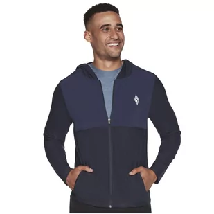 Bluza dresowa sportowa męska Skechers Ultra Go Lite Full Zip Hoodie - Swetry męskie - miniaturka - grafika 1