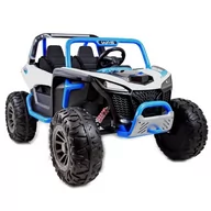 Pojazdy elektryczne dla dzieci - Import SUPER-TOYS MEGA BUGGY VEOTOR 24 V 400 W MEGA MOC PILOT MIĘKKIE SIEDZENIE MIĘKKIE KOŁA DLS-1 DLS-1-NIEBIESKI - miniaturka - grafika 1