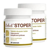 Suplementy i witaminy dla psów - Dolvit STOPER 2x30 tabletek - miniaturka - grafika 1
