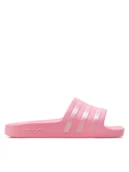 Klapki i japonki damskie - adidas Klapki adilette Aqua Slides IF6071 Różowy - miniaturka - grafika 1