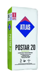 Podkład podłogowy Atlas Postar 20, CT-C20-F4-A9 25 kg, szybkoschnący, 10-80 mm - Zaprawy budowlane - miniaturka - grafika 1