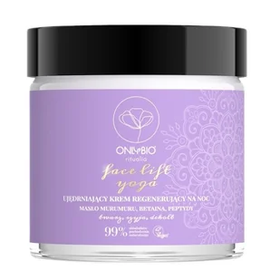 OnlyBio Ritualia Face Lift Yoga ujędrniający krem regenerujący na noc 50ml - Kremy do twarzy - miniaturka - grafika 1