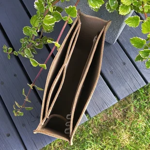 Wysoki wkład filcowy do torebki - beżowy - Torebki damskie Wysoki wkład filcowy do torebki - beżowy - Torebki damskie - miniaturka - grafika 1