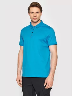 Koszulki męskie - Jagerfeld KARL Polo 745001 521200 Niebieski Regular Fit - grafika 1