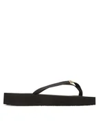 Klapki i japonki damskie - Tommy Hilfiger Japonki Elevated Chic Beach Sandal FW0FW08523 Czarny - miniaturka - grafika 1
