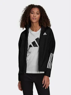 adidas Kurtka przejściowa BSC 3-Stripes RAIN.RDY H65759 Czarny Regular Fit - Kurtki damskie - miniaturka - grafika 1