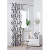 Zasłony - Zasłona z taśmą SAMUI 140 x 260 cm szary - miniaturka - grafika 1