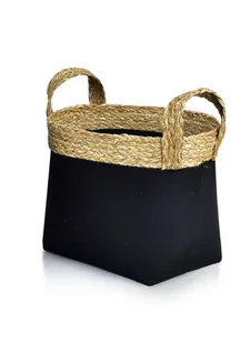 BALI Kosz 30X22X28CM BOHO - Kosze wiklinowe - miniaturka - grafika 1