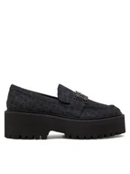 Półbuty damskie - Liu Jo Loafersy Mocassino SF4017 PX195 Czarny - miniaturka - grafika 1