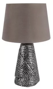 STRUHM Lampka stołowa glamour MAGDA 39cm srebrna - Lampy stojące - miniaturka - grafika 1