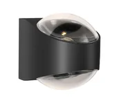 Lampy ogrodowe - Zuma Line SJ12431- LED Kinkiet zewnętrzny LUCENT LED/12W/230V IP65 czarny - miniaturka - grafika 1
