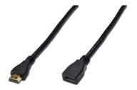 Kable komputerowe i do monitorów - Assmann Przedłużacz HDMI Highspeed Ethernet V 1.4 3D GOLD A M/Ż5 m AK-330201-050 (AK-330201-050-S) - miniaturka - grafika 1