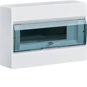 Rozdzielnie elektryczne - Hager cosmos-Rozdzielnica-1x12M-n-t-IP40-drzwi-transparentne VD112TP - miniaturka - grafika 1