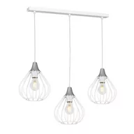 Lampy sufitowe - Milagro Lampa wisząca Kane 3 Biały MLP4800 - MLP4800 - miniaturka - grafika 1