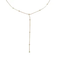 Naszyjniki - Naszyjnik Stal Chirurgiczna Platerowana Złotem Nst2095 - miniaturka - grafika 1