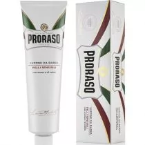 PRORASO White Łagodzące Mydło Do Golenia Tubka - Kosmetyki do golenia - miniaturka - grafika 1