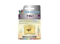 Dodatki do ciast w proszku - PUDROWA BŁYSZCZĄCA POSYPKA DO TORTÓW DAZZLING SAHARA EDIBLE PEARL 3,5G - miniaturka - grafika 1