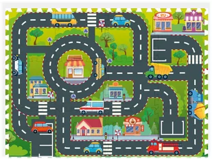 Mata piankowa Droga puzzle COIL - Maty piankowe - miniaturka - grafika 1