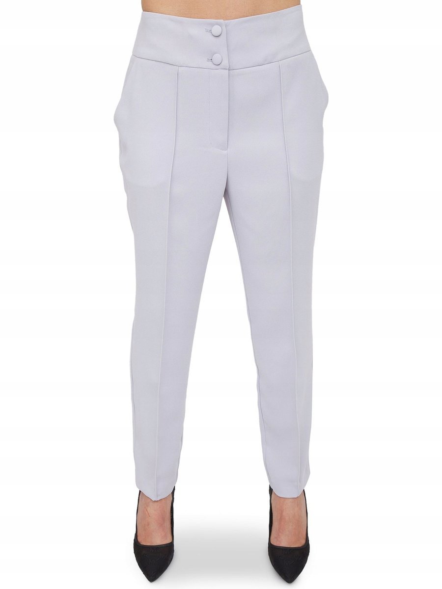 MARCIANO GUESS ELEGANCKIE SZARE CYGARETKI Z GUZIKAMI 42 GGA