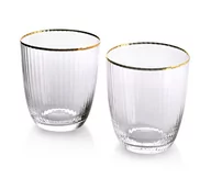 Szklanki - AffekDesign MADA GOLD KPL. 2 SZKLANEK 450ml         9x4.5x10cm - miniaturka - grafika 1