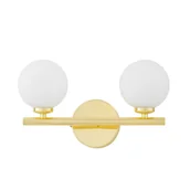 Lampy ścienne - LAMPA ŚCIENNA KINKIET NOWOCZESNY KLASYCZNY ZŁOTY MARSIADA W2 - miniaturka - grafika 1