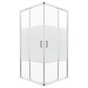 Novoterm Kabina prysznicowa kwadratowa 90x90 Madera Kerra - Kabiny prysznicowe - miniaturka - grafika 1