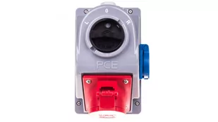 PCE Zestaw instalacyjny z gniazdem 16A 5p (L-0-P) COMBO-POL 960615511 960615511 - Gniazdka elektryczne - miniaturka - grafika 1
