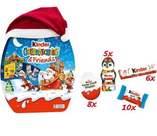 Kalendarz adwentowy Kinder Niespodzianka i Przyjaciele 370g - Czekolada - miniaturka - grafika 1