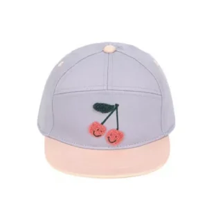 Lassig Czapka z daszkiem dziecięca Little Gang Cherry lilac/peach 2-6 lat - Czapeczki dla niemowląt - miniaturka - grafika 1