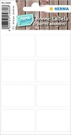 Etykiety do drukarek - HERMA 15660 etykiet wielofunkcyjnych (25 x 40 mm, 6 arkuszy, papier, matowy) samoprzylepne, trwałe etykiety gospodarstwa domowego do opisywania ręcznego, 48 etykiet samoprzylepnych, białe - miniaturka - grafika 1