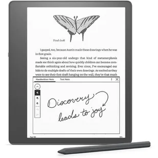 Kindle Scribe 16GB z rysikiem premium + oryginalne etui skórzane Czarne + 1100 ebooków GRATIS! - Etui do czytników e-book - miniaturka - grafika 1